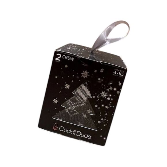 Cuddl Duds Cashmere Blend Crew Socks (Set of 2) - Picture 4 of 16